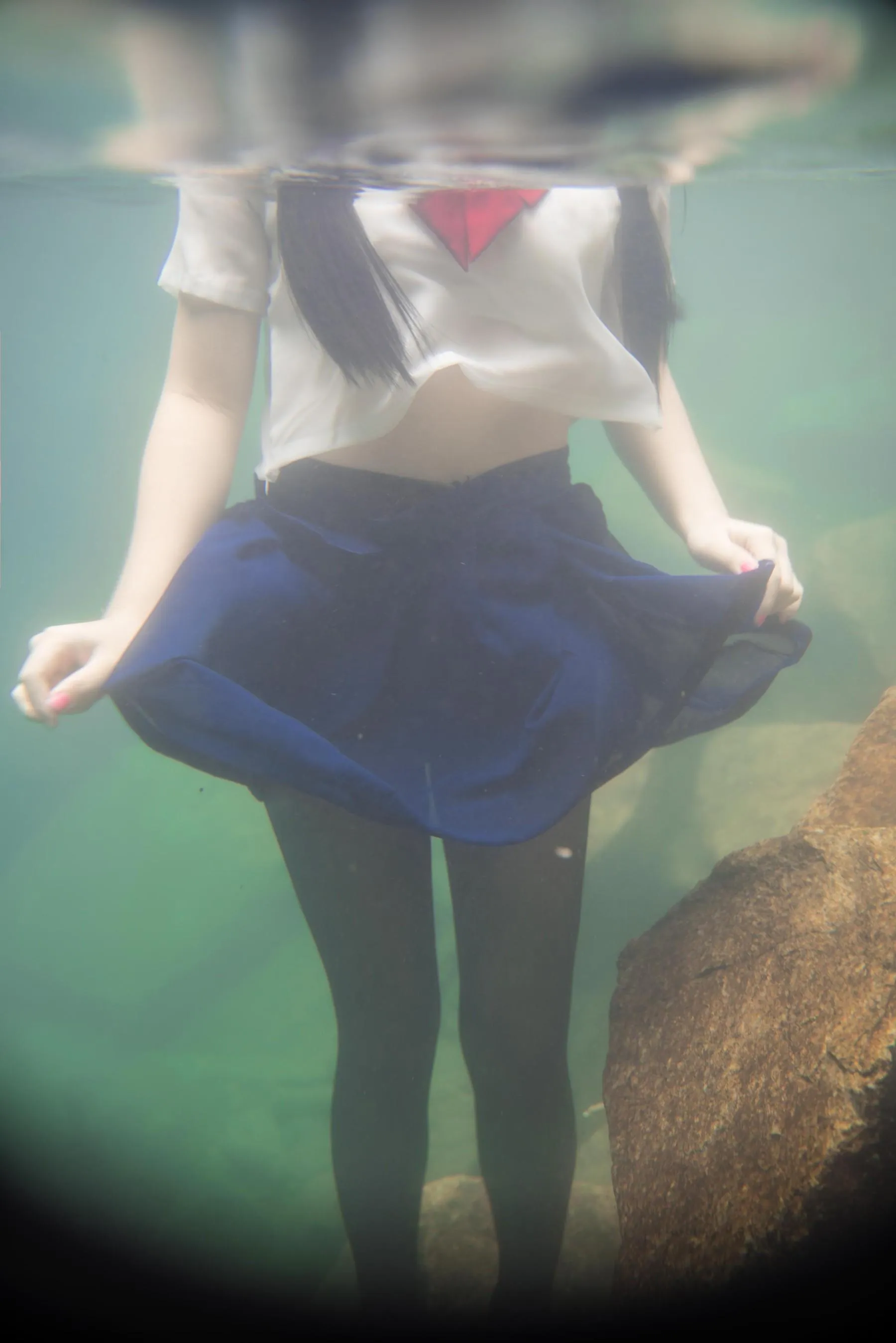 白烨 – NO.05 湿身JK-图片 [50P]插图